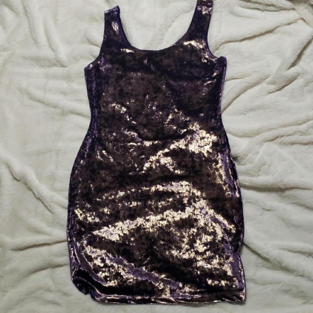 Purple and gold Clubbing Dress